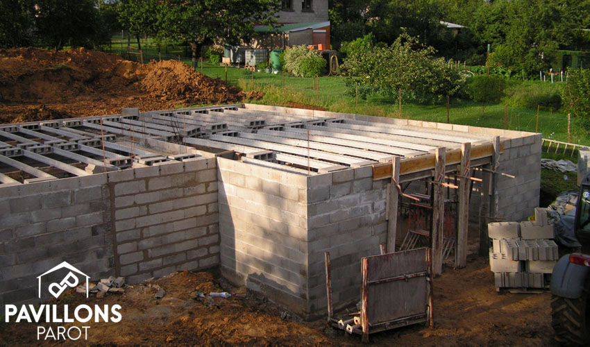 elevation des murs du sous sol