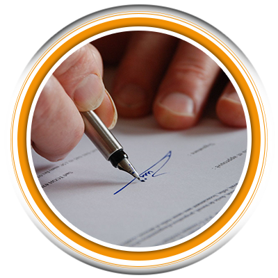 Signature du contrat - Pavillons Parot Signature du contrat - Pavillons Parot